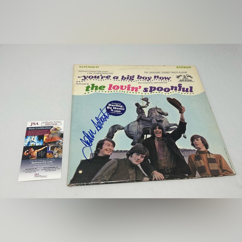 John‎ Sebastian signed The Lovin Spoonful You’re A Big Boy Now JSA COA